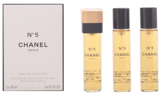 Chanel Nr. 5 Eau De Toilette Sac Vaporizer 3X20Ml - Navulling 60 ml