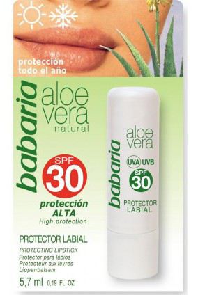 Babaria Alo&euml; lippenstift Solar SPF-30