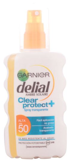 Clear Protect Spf50 Transparante lichaamsspray 200 ml Clear Protect Spf50 Transparante lichaamsspray 200 ml