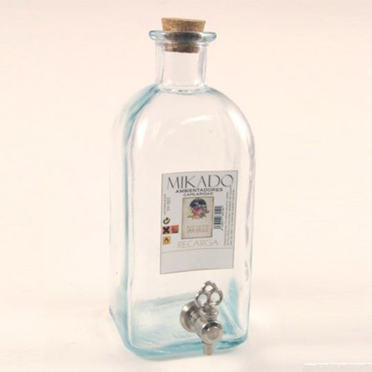 1L glazen pot met kraan