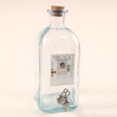1L glazen pot met kraan