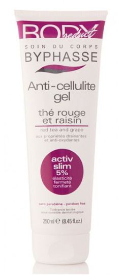 Body Seduct Anticelulitic Gel van rode thee en druif 250 ml