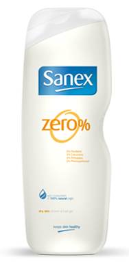 Sanex Gel 750 ml Zero Droge Huid