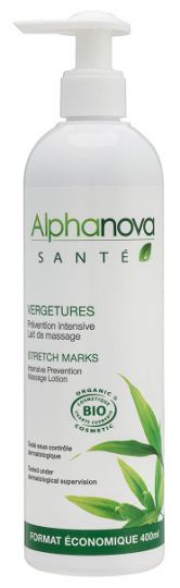 Alphanova Anti-stretch massage melk 400 ml