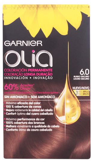Permanente haarverf Olia 6.0 Donkerblond Permanente haarverf Olia 6.0 Donkerblond