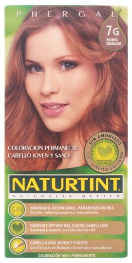 Permanente haarverf 7G Golden Blonde