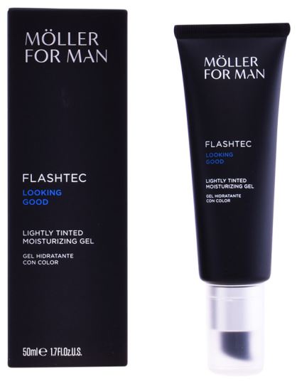 For Man Flashtec ziet er goed uit Licht getinte hydraterende gel 50 ml