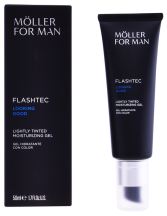 For Man Flashtec ziet er goed uit Licht getinte hydraterende gel 50 ml