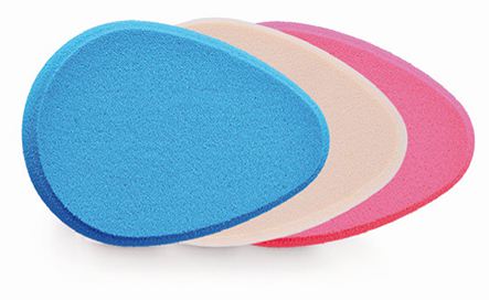 Make-upsponsenset 7x5 cm Klassiek 1 stuk