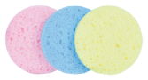 Make-up Remover Sponge Set 80 mm Circle Colors 3 stuks