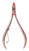 Gebogen Tang Roze Brons punt fijne punt 9mm 10,2 cm