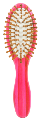 Bifull Gestreepte houten ovale borstel