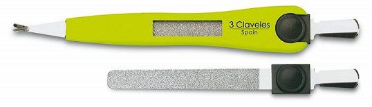 Roestvrijstalen snijder met vijl 12, 5 cm