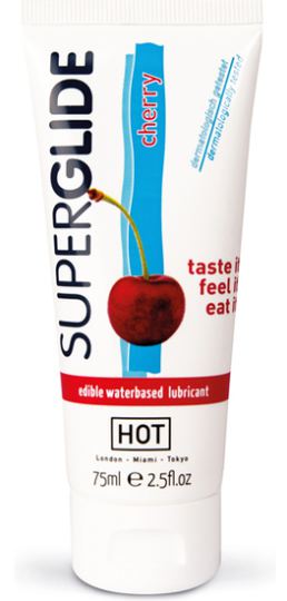 Superglide Cherry eetbaar glijmiddel