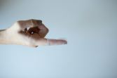 Vinger tandenborstel