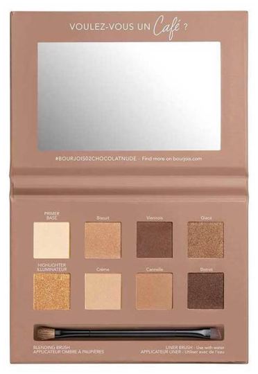 Bourjois Paris Palette Eyes 02 Rue Du Cafe nude chocolade editie