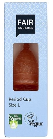 Fair Squared 100% natuurlijke Fsc Latex Mestrual Cup maat L 13 ml