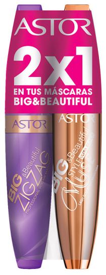 Astor Wimpermaskerpakket Grote en mooie zigzag 2 stuks