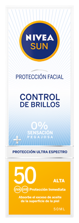Sun Face Control van Glitter Spf50 van 50 ml