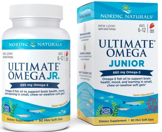 Ultieme Omega Junior 680 mg 90 Softgels Ultieme Omega Junior 680 mg 90 Softgels