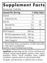 Ultieme Omega Junior 680 mg 90 Softgels Ultieme Omega Junior 680 mg 90 Softgels
