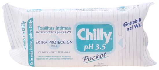 Chilly Bescherm intieme doekjes 12 eenheden