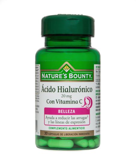 Hyaluronzuur 20 mg met vitamine C 30 capsules Hyaluronzuur 20 mg met vitamine C 30 capsules