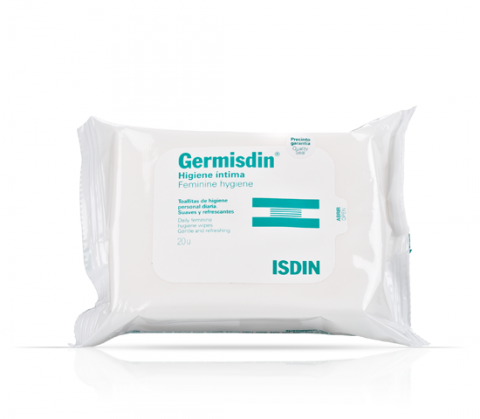 Isdin Germisdin Wipes Intimate Hygiene 20 eenheden