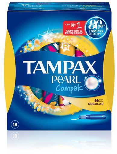 Pearl Regular Tampon 18 st Pearl Regular Tampon 18 st