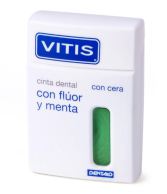 Vitis Dental Tape met fluor en munt 2x50 ml