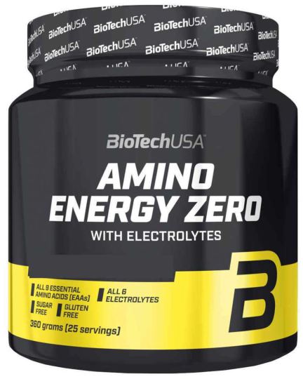 Amino Energy Zero met elektrolyten 360 gr Amino Energy Zero met elektrolyten 360 gr