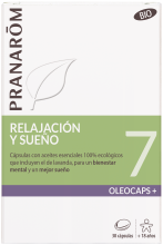 Oleocaps 7 Slaap en stress 30 capsules Oleocaps 7 Slaap en stress 30 capsules