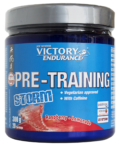 Pre-Training Storm Framboos en Limonade 300 gr Pre-Training Storm Framboos en Limonade 300 gr