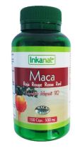 Biologische rode maca 100x500 mg Biologische rode maca 100x500 mg