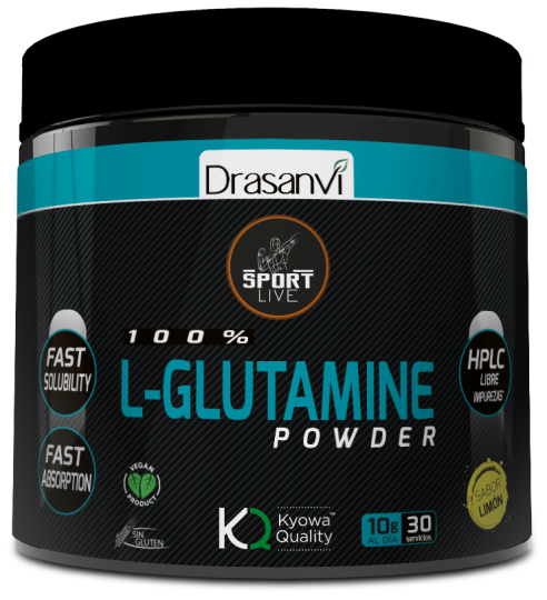 Drasanvi L-Glutamine Citroensmaak Sport levend 300 gr