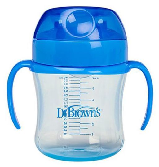 Dr. Brown's Overgangsbeker Zachte Uitloop 180 ml