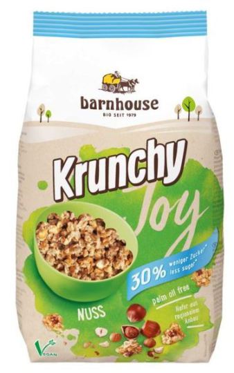 Muesli Krunchy Joy Hazelnoten 375 gr Muesli Krunchy Joy Hazelnoten 375 gr