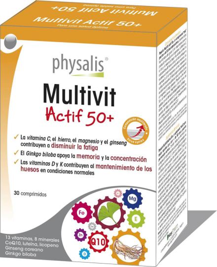 Multivit Actif 50+ 30 tabletten