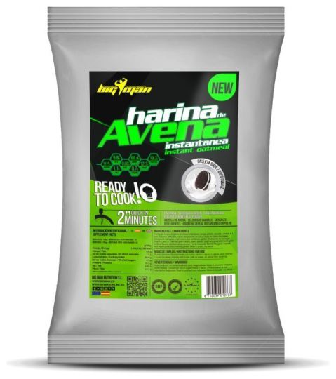 Big Man Nutrition Havermout Instant Chocolade Met Hazelnoot