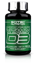 Vitamine D3 250 capsules