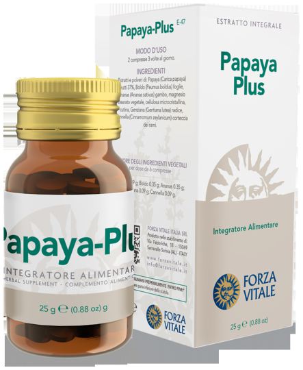 Papaya Plus tabletten 25 g Papaya Plus tabletten 25 g