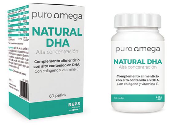 Natuurlijke Dha Vegan 60 parels Natuurlijke Dha Vegan 60 parels
