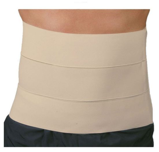 Gordel 3 banden Beige