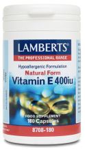 Natuurlijke vitamine E 400 IE 180 capsules Natuurlijke vitamine E 400 IE 180 capsules
