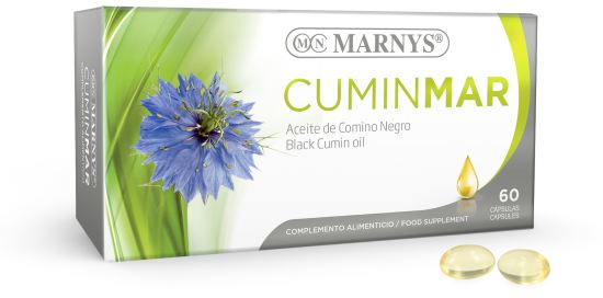 Marnys Cuminmar Zwarte komijnolie 60 capsules