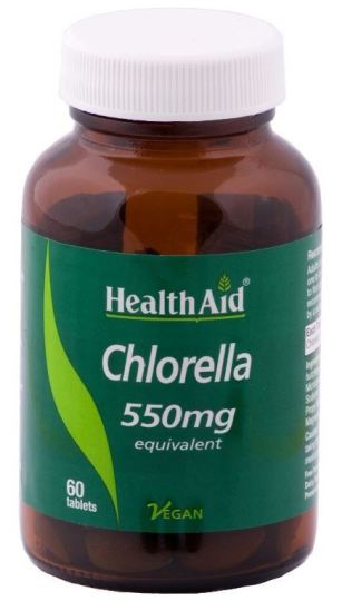 Chlorella 550 mg Afgeleid van wilde kruiden 60 tabletten