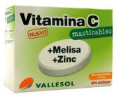 Vitamine C Melisa zink 24 kauwtabletten Vitamine C Melisa zink 24 kauwtabletten