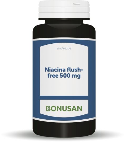 Bonusan Niacine spoelvrij 500 mg. 60 capsules