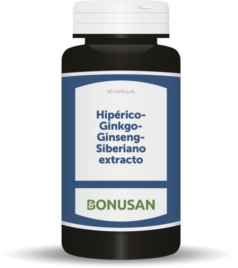 Bonusan Hyperico-Ginkgo-Siberische Ginseng-extract 90 capsules