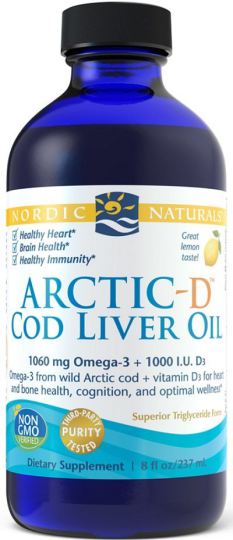Arctische kabeljauw lever olie-D 237 ml Arctische kabeljauw lever olie-D 237 ml